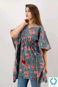 Alisha Refined  Kaftan Kurtis - L(Bust Size: 40 in)